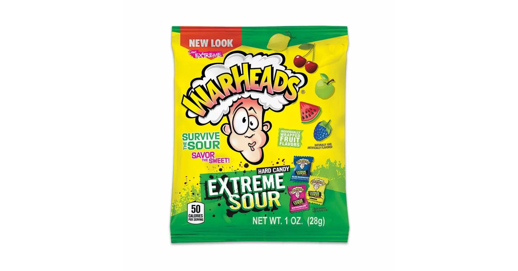 Warheads Extreme Sour, Hard Candy 56g - Warheads - Snack-Box Webáruház